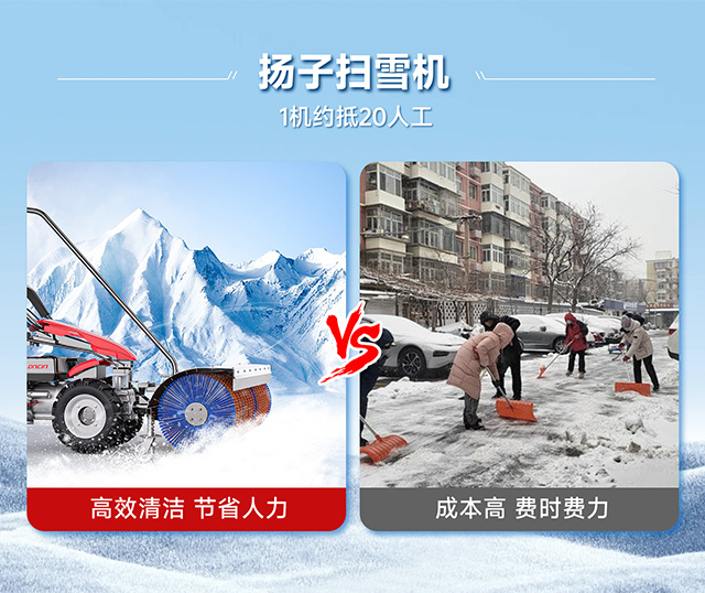 扬子扫雪机一机约抵20人工
